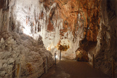Interior de la mina