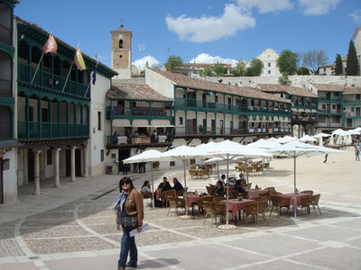 Plaza Mayor y Torre del Reloj